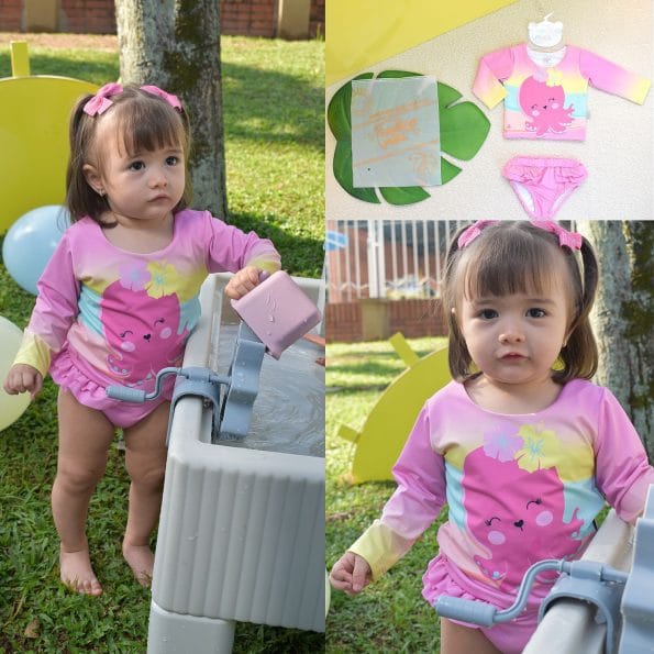 VESTIDO DE BAÑO PULPO
